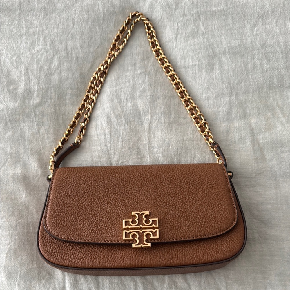 Tory Burch Britten Convertible Crossbody Bag with Chain Strap
